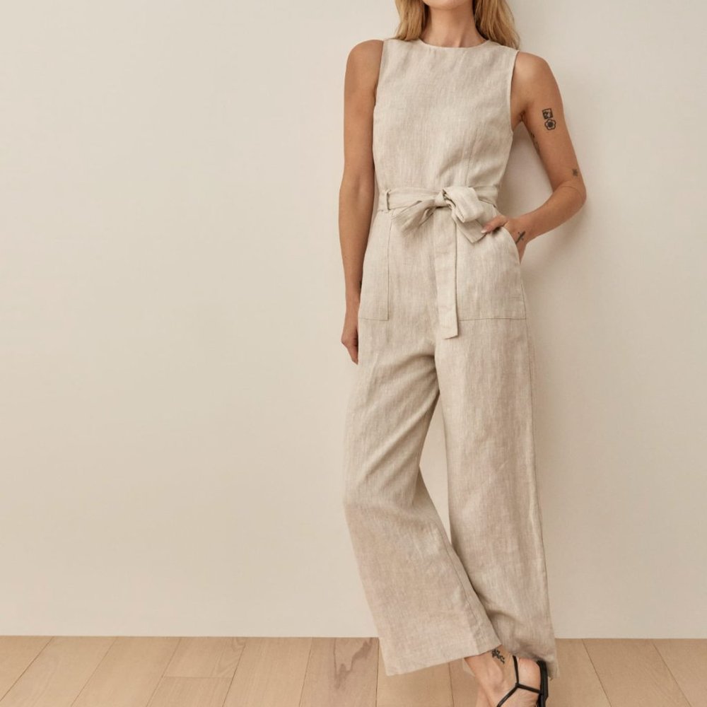 Reformation Naomi Linene Jumpsuit